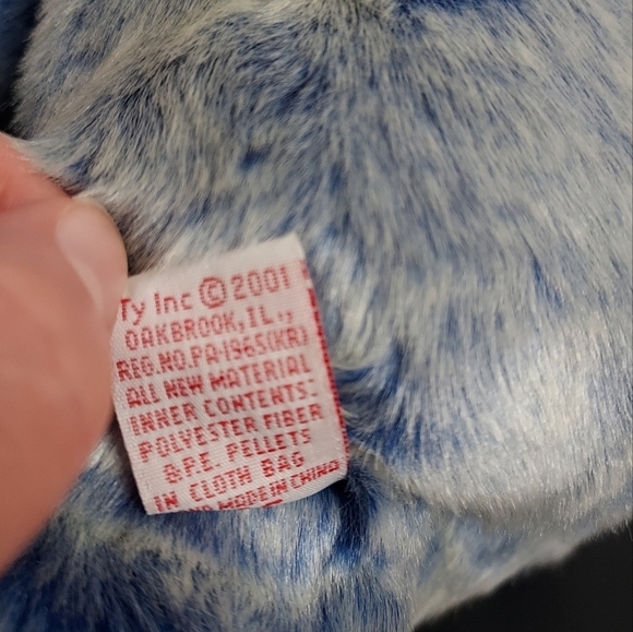 TY Periwinkle The Bear (2001) Beanie Buddy - Picture 8 of 8